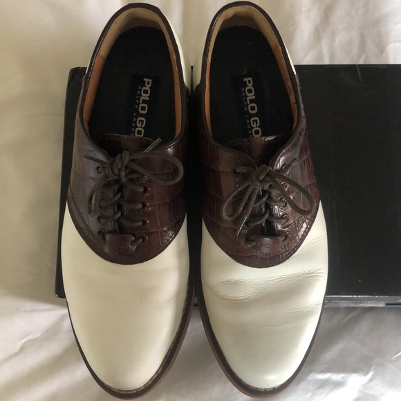 Ralph Lauren White and Brown Sneakers - Picture 6 of 6